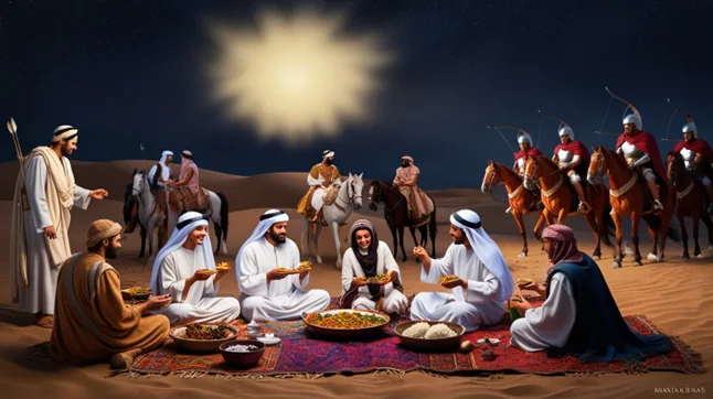 Part 5 – Traditions of the Pre-Islamic Arab World Historical illustration used across the Islamic history series